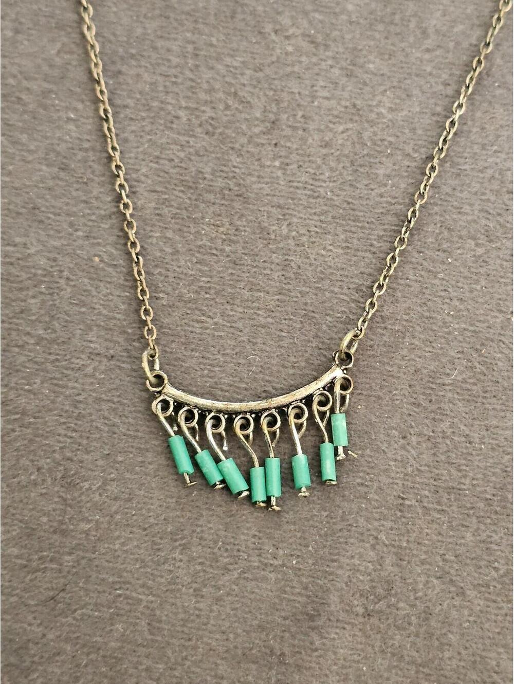 Silver Fringe Necklace